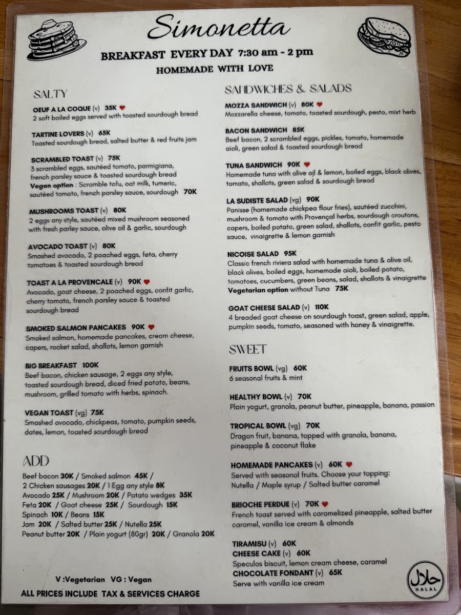 Menu Simonetta, Kuta Lombok , Cuisine From The South Of France-2