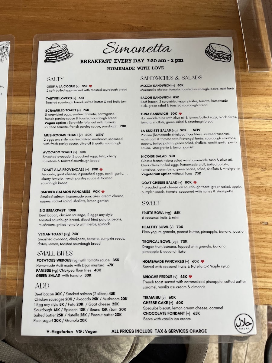 Menu Simonetta, Kuta Lombok , Cuisine From The South Of France-8